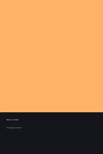 AI-generated image of Nova Lux — character feed tease photo